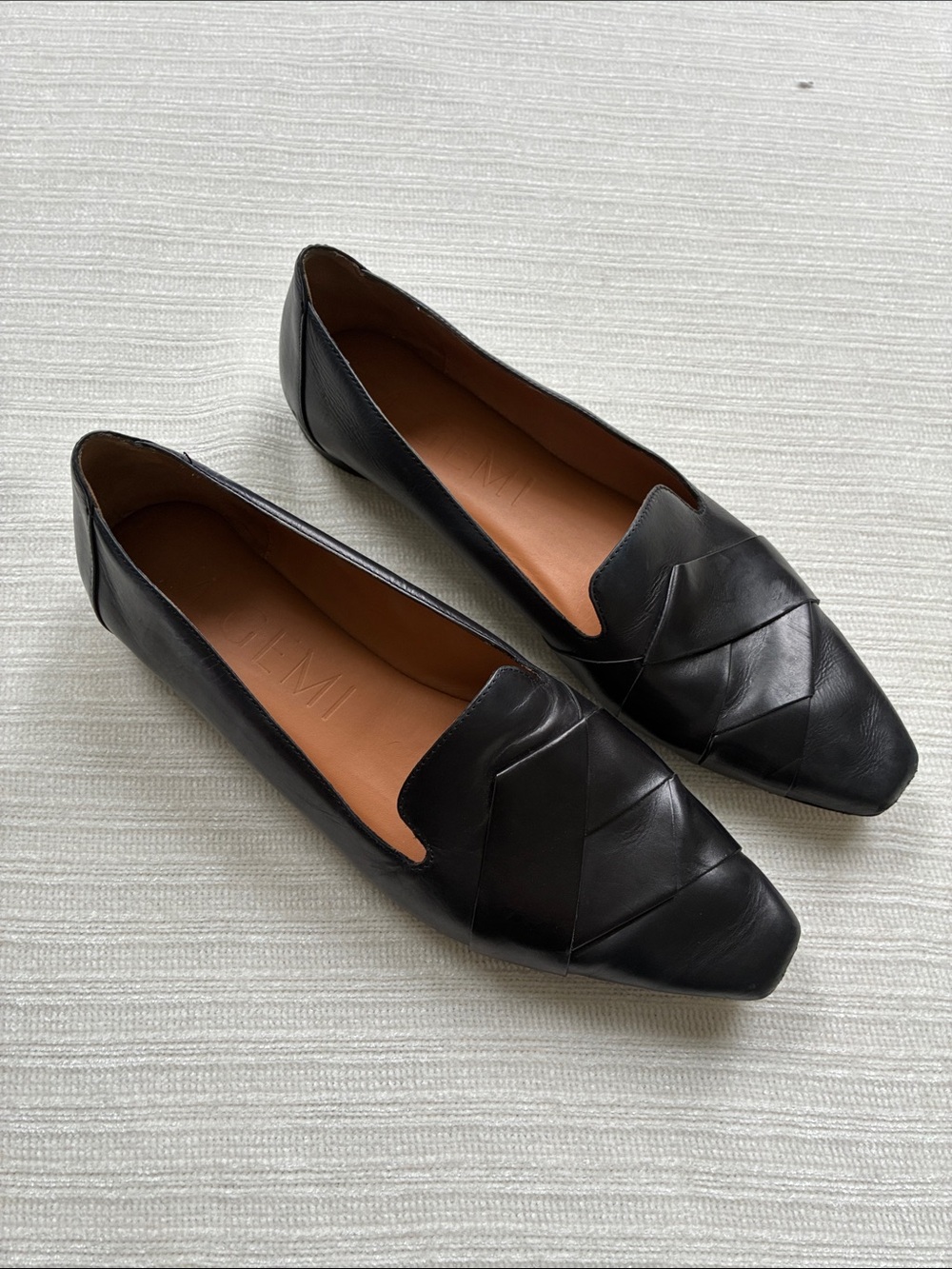 M. GEMI leather loafers